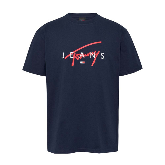 Tommy Hilfiger Ανδρική κοντομάνικη μπλούζα Signature Logo Crew Neck T-Shirt
